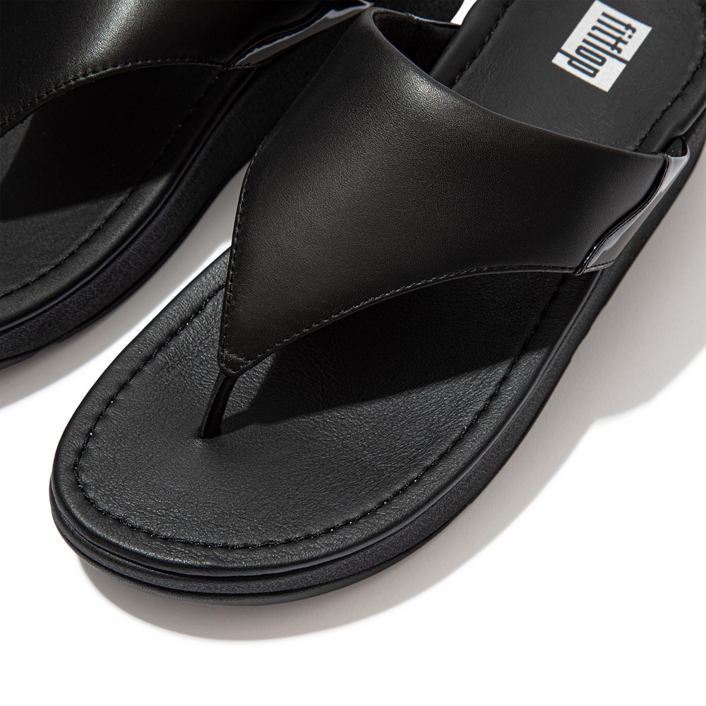 Fitflop Womens Sandals Black - Myla Toe Thongs - GD0762543